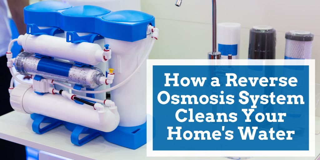 reverse osmosis system in home for under sink installation or for whole home use